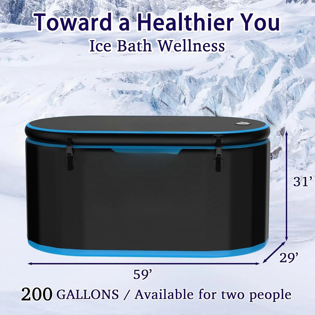 Cobalt Cold Plunge Tub | Inflatable, Durable Ice Bath for Recovery 1