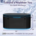 Cobalt Cold Plunge Tub | Inflatable, Durable Ice Bath for Recovery 1