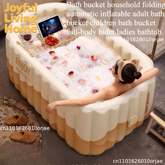 Haven Inflatable Bathtub | Portable Folding Design for Adults 0