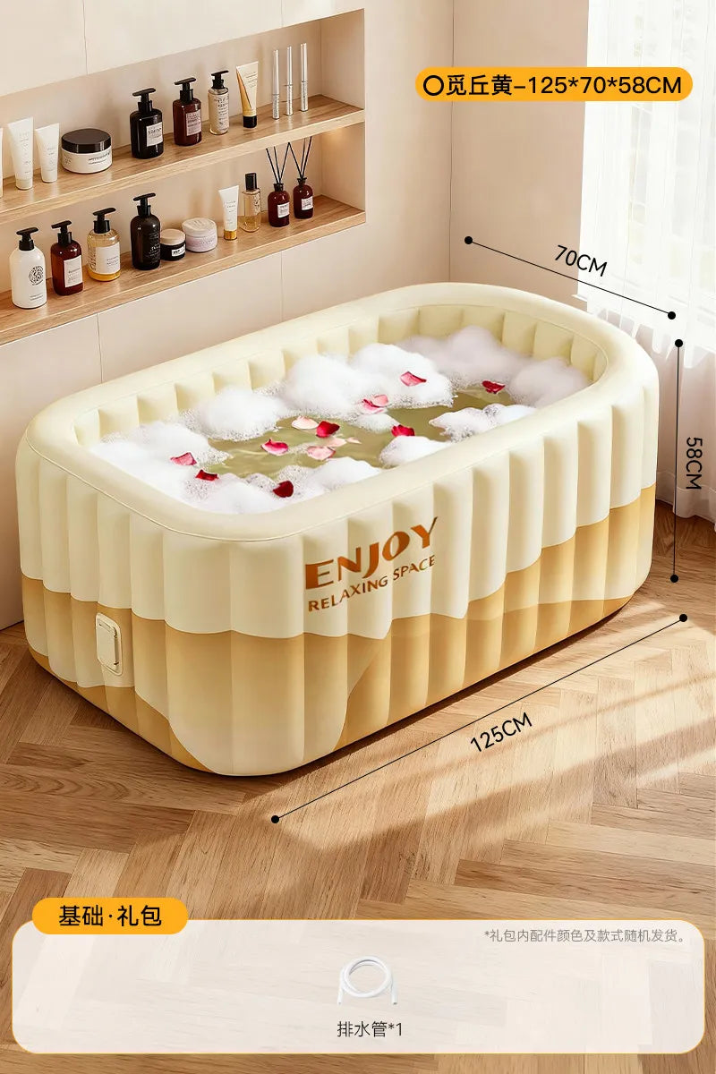 Haven Inflatable Bathtub | Portable Folding Design for Adults 7