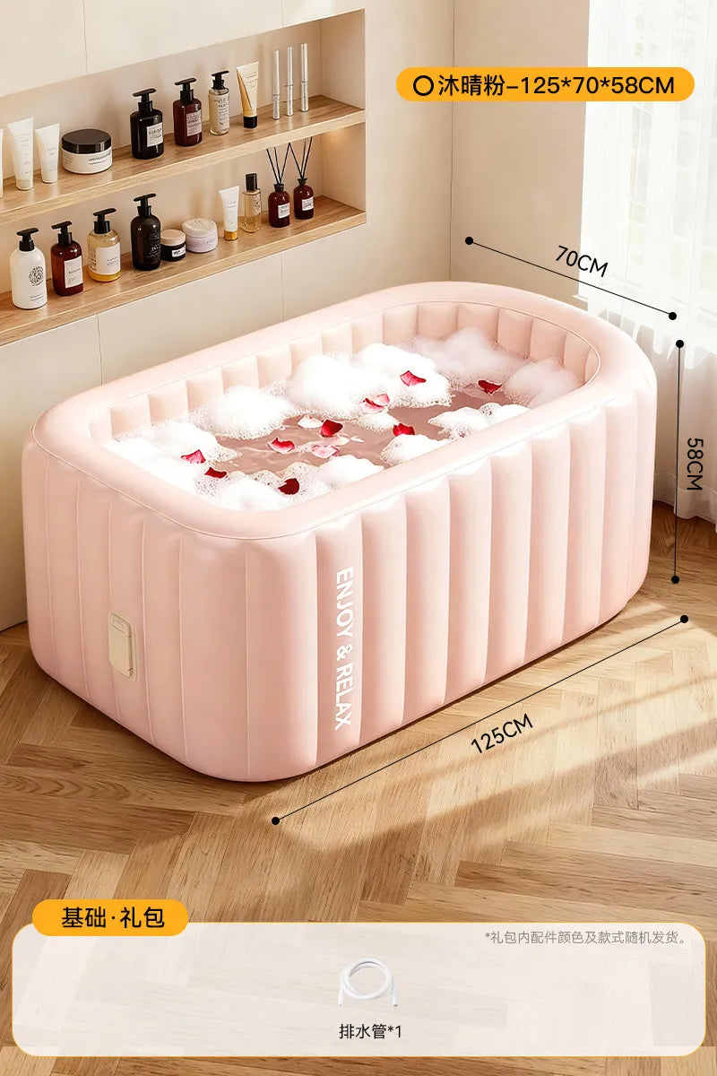 Haven Inflatable Bathtub | Portable Folding Design for Adults 8