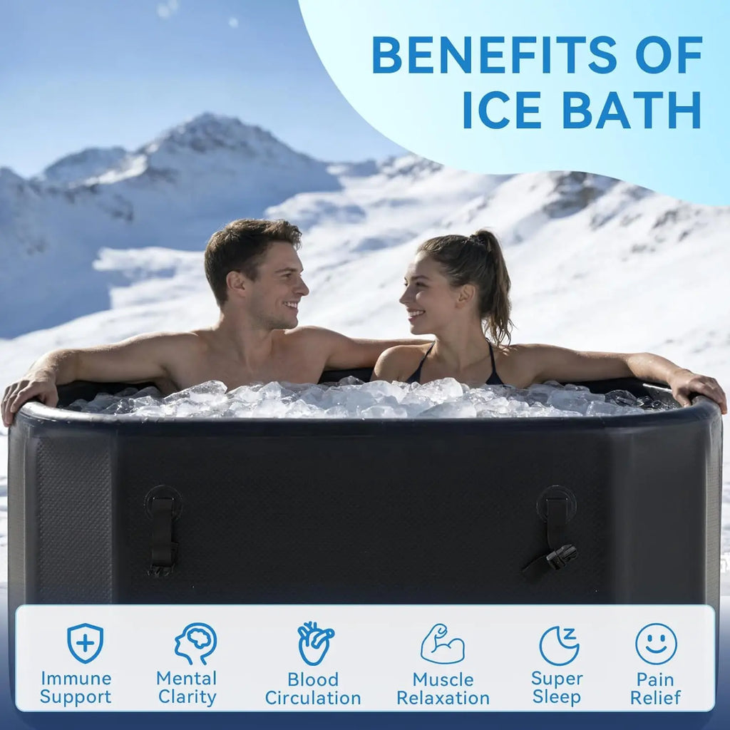 Iceberg Cold Plunge Tub | Portable Inflatable for Athletes, Durable PVC 1