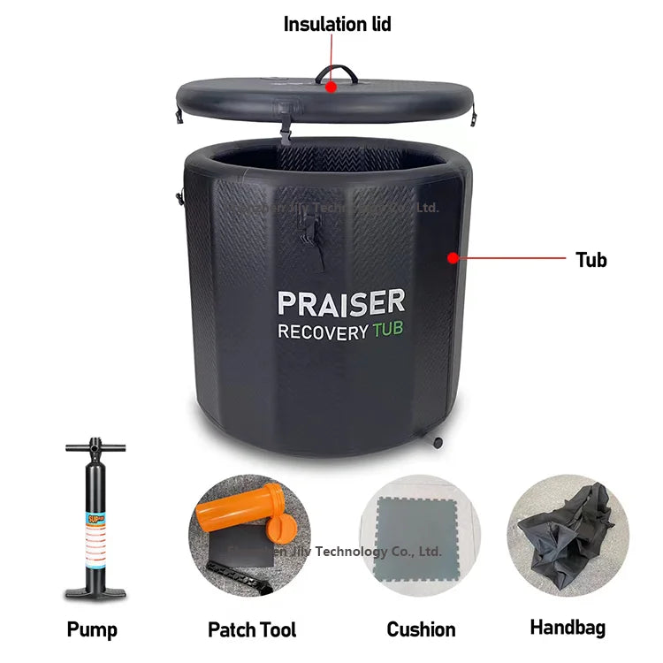 Oasis Inflatable Hot Tub | Portable Cold Water Therapy for 2 People 3