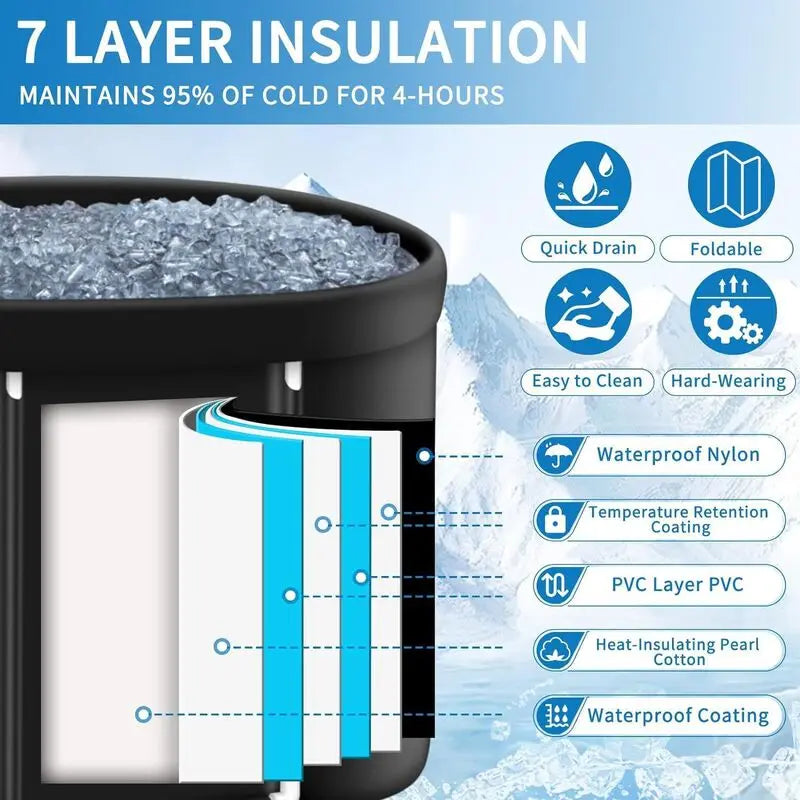 Polo Cold Plunge Tub | Portable, Insulated for Recovery 3